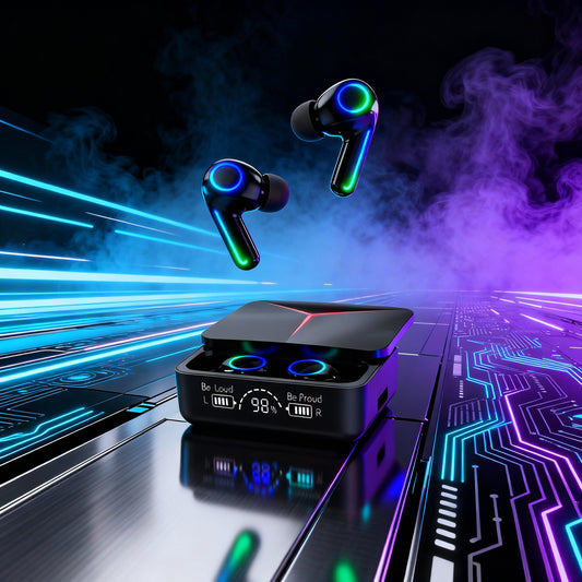 M90 Pro Gaming Earbuds – Bluetooth 5.3 Wireless Earphones with ENC Noise Reduction