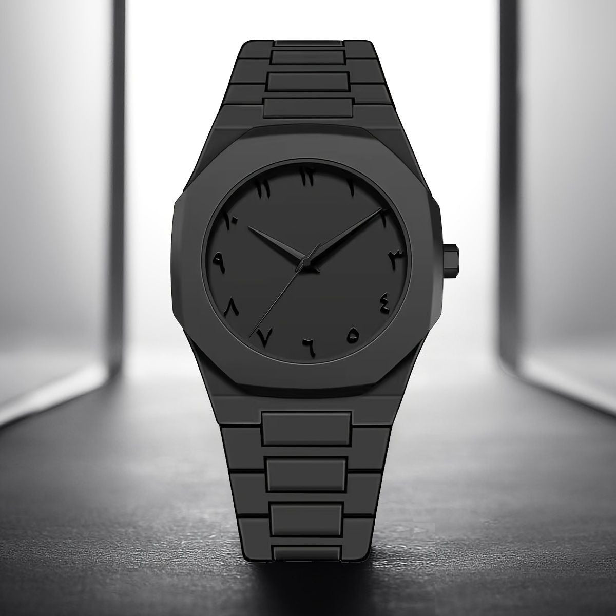 AURA Blackout Watch - Premium, Slim & Stylish Men's Wrist Watch