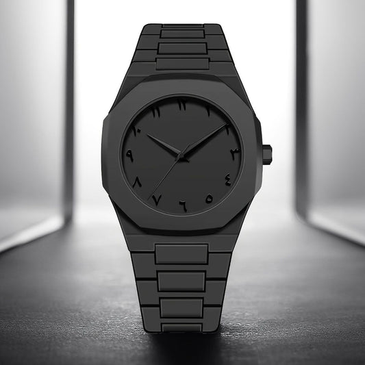 AURA Blackout Watch - Premium, Slim & Stylish Men's Wrist Watch